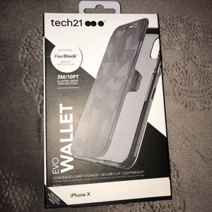 Tech21 Evo Wallet phone Case for iPhone X